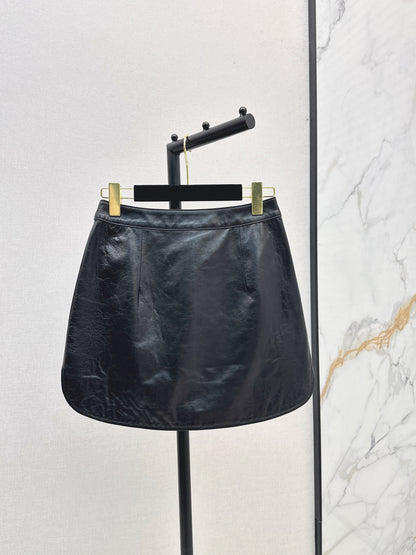 25fw Logo Bead Half Skirt
