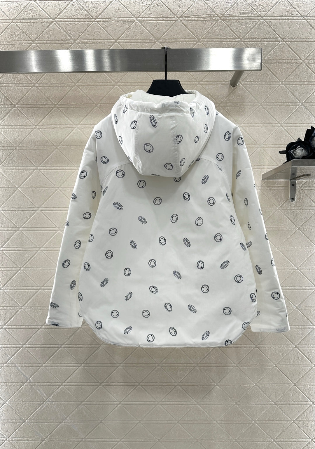 25fw Hide hood, wear cotton jacket on both sides