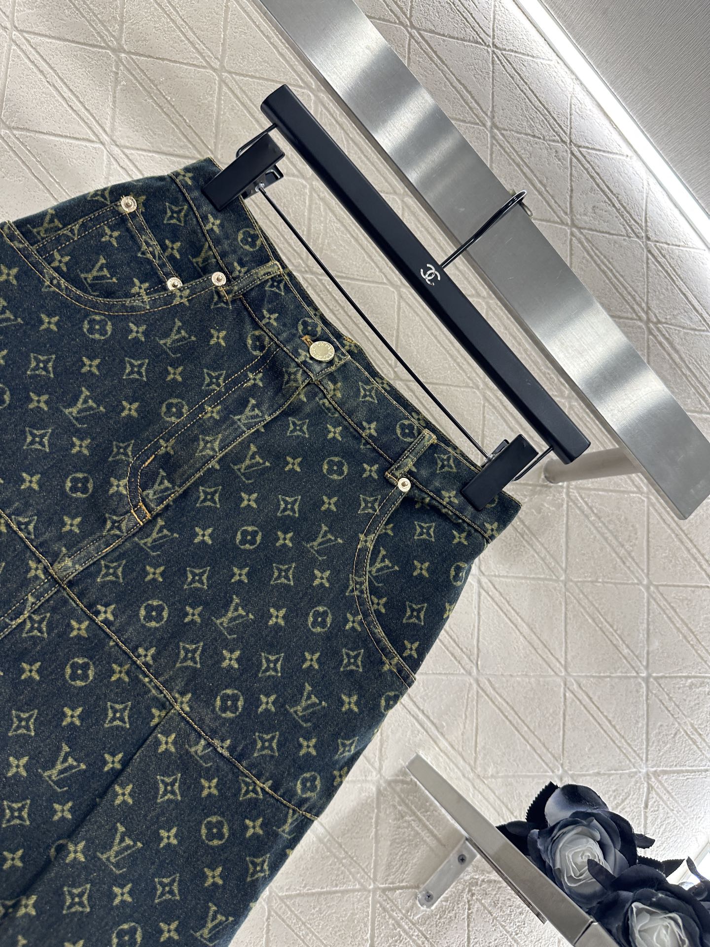 25fw Pleated short skirt