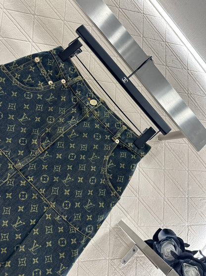 25fw Pleated short skirt