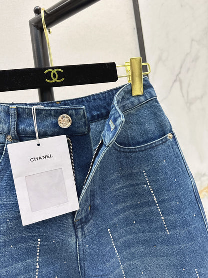 25fw Hot stamping process straight leg jeans