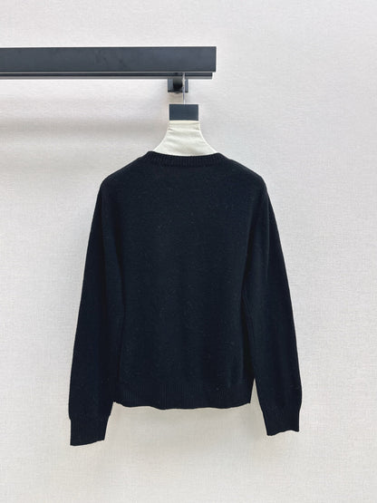 25fw 3D Embroidered Logo Sweater