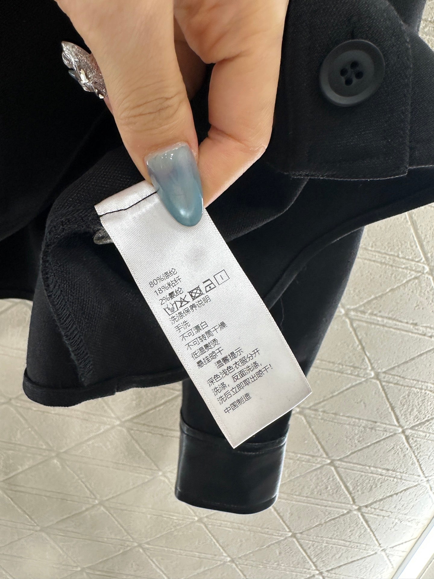 25fw Collar leather jacket and pants set