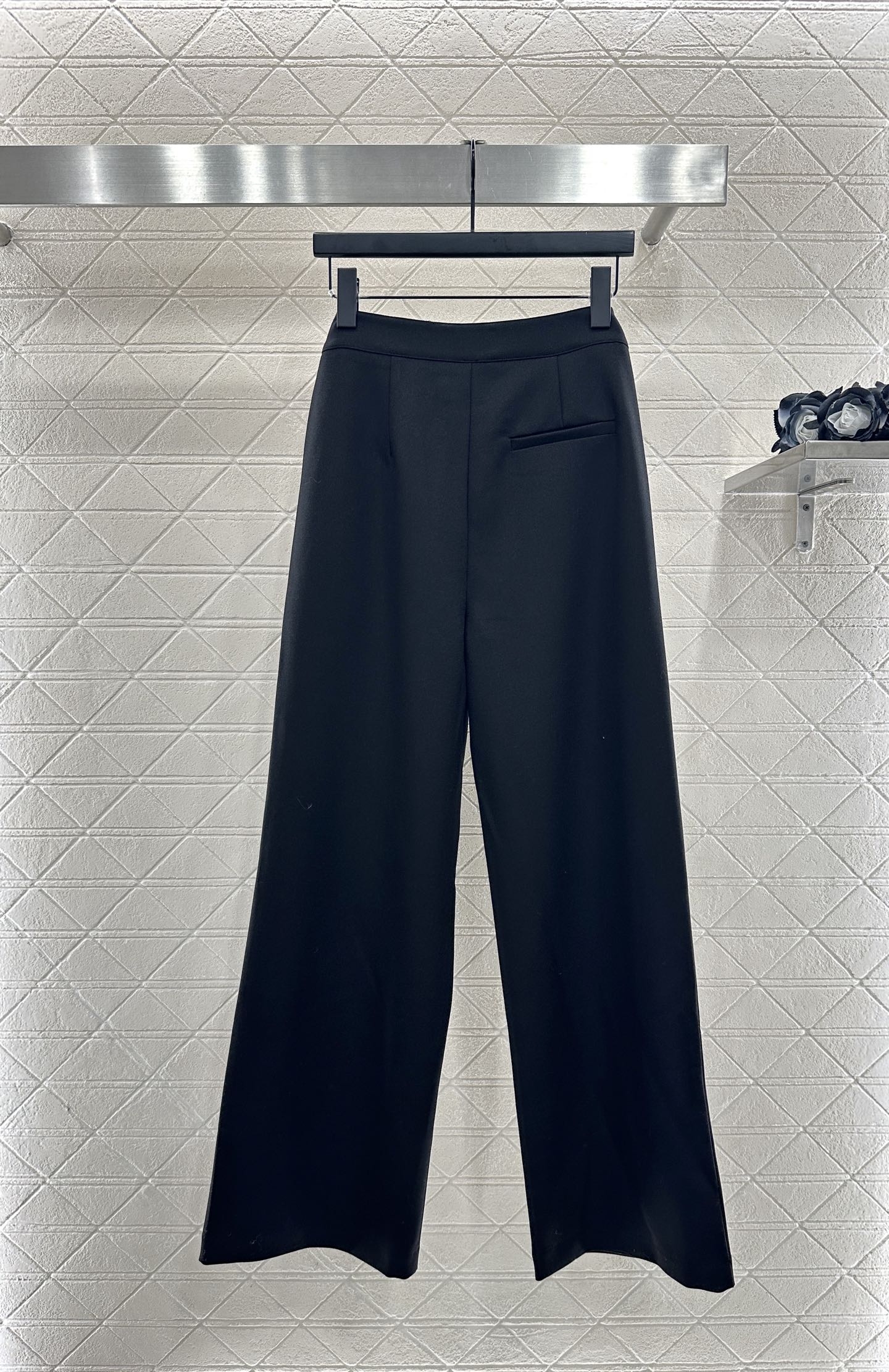 25fw Collar leather jacket and pants set