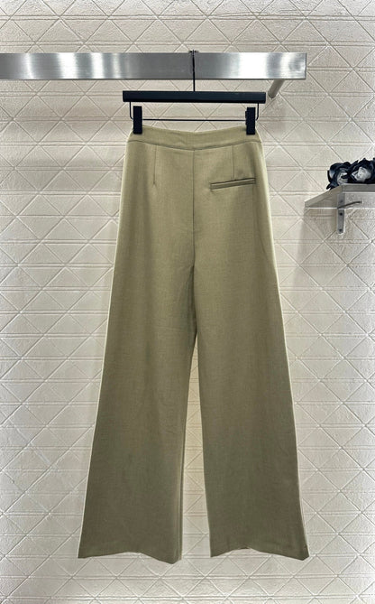 25fw Collar leather jacket and pants set