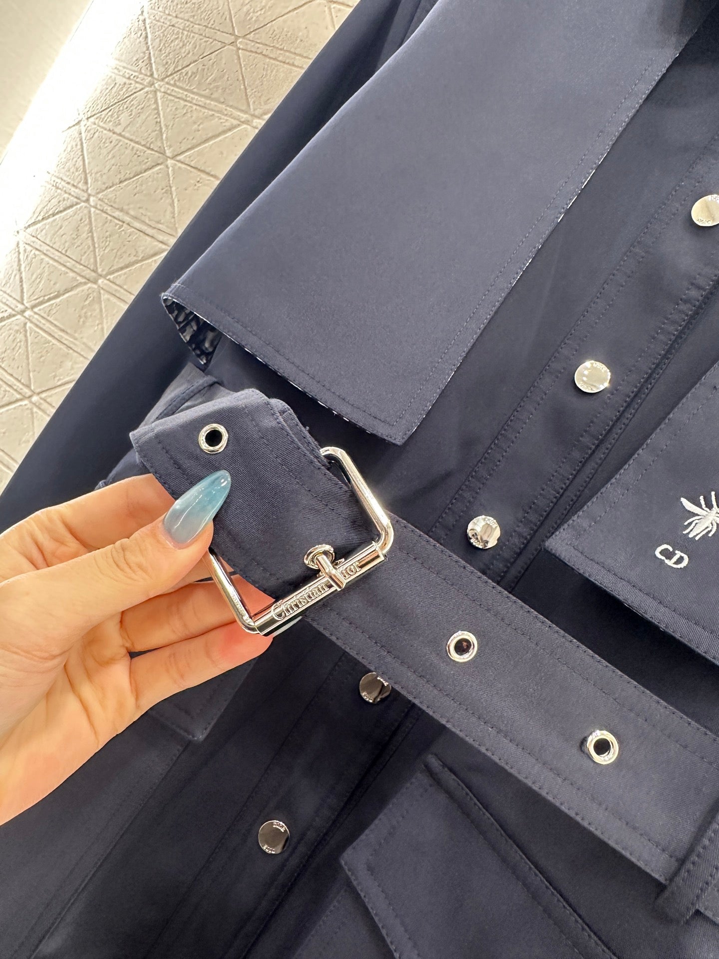 25fw Collar belt windbreaker