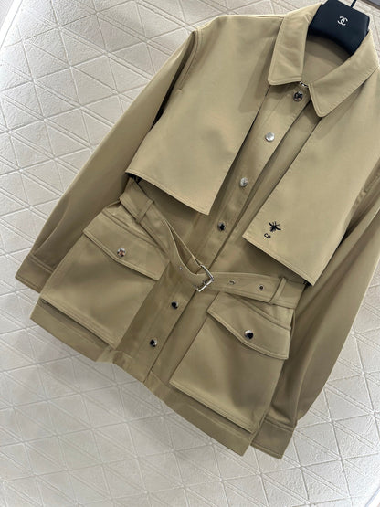 25fw Collar belt windbreaker