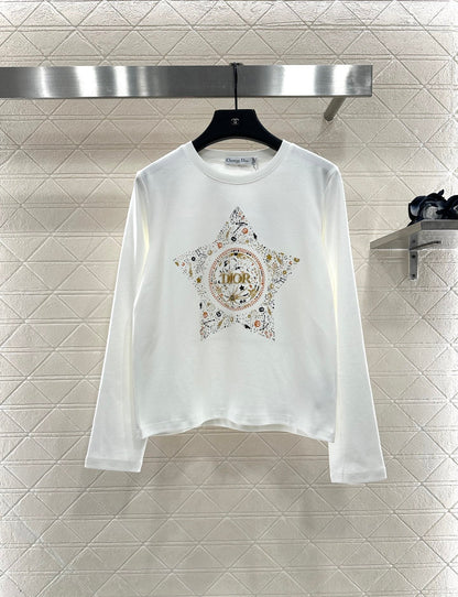 25fw Five pointed star nail bead rhinestone top