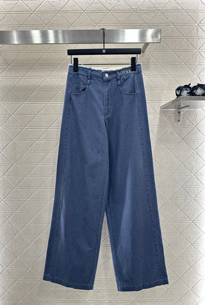 25fw Edge logo denim pants