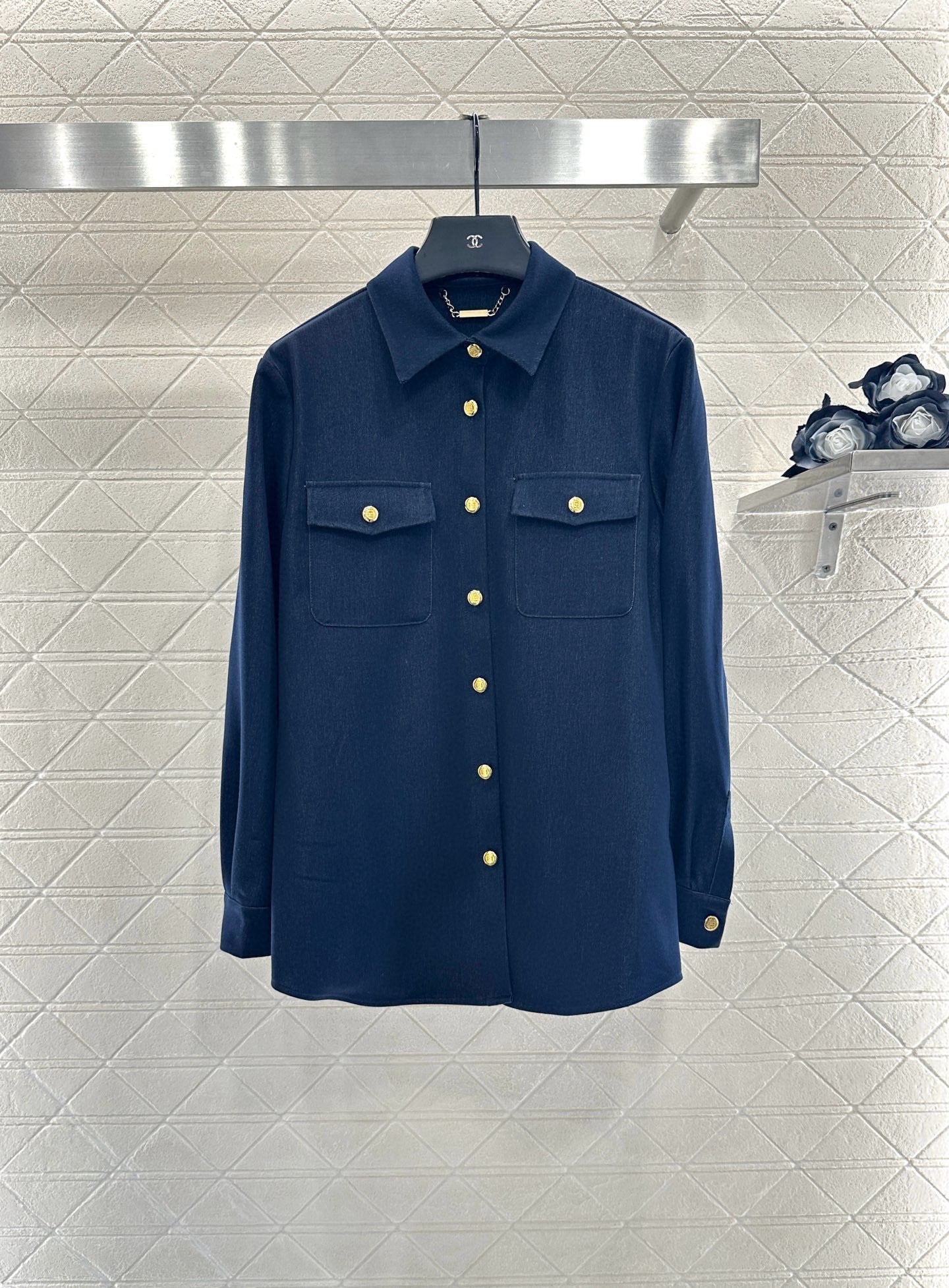 25fw Cowboy shirt, scarf, pants set