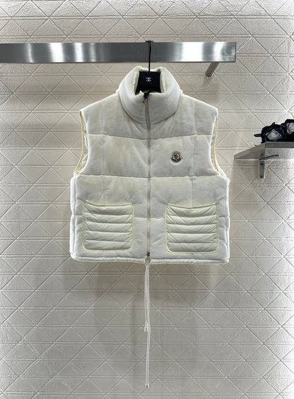 25fw Standing collar down vest