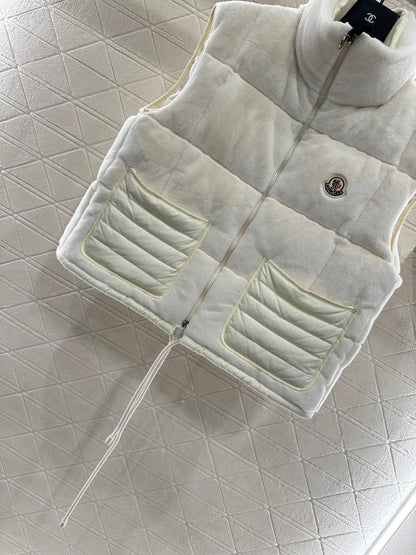 25fw Standing collar down vest