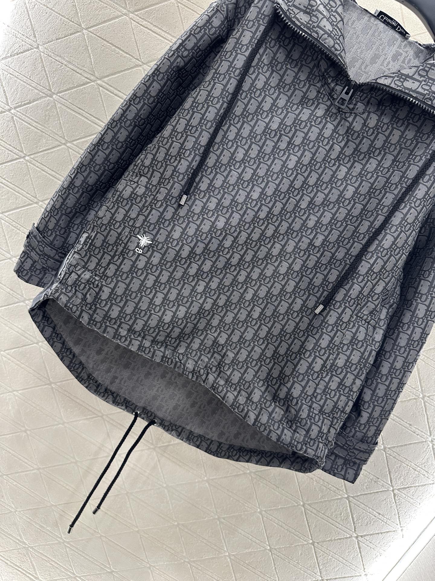 25fw Hooded Jacquard Charge Top