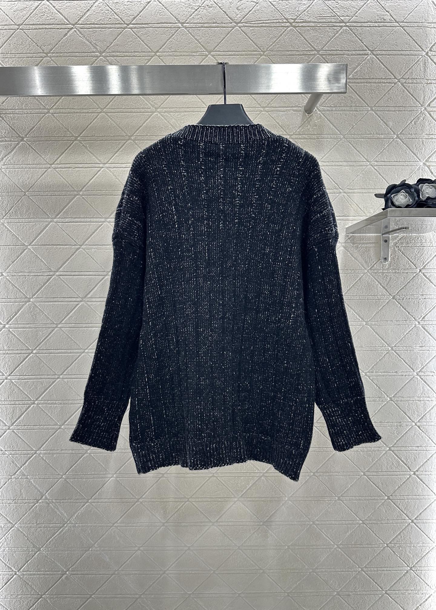 25fw Plush Double C Knitted Cardigan