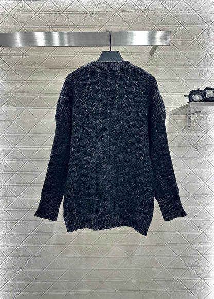 25fw Plush Double C Knitted Cardigan