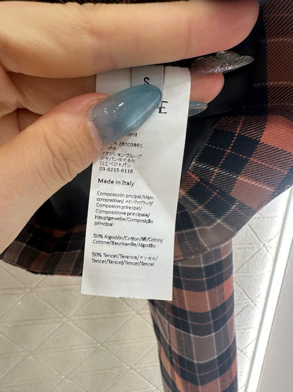 25fw Plaid skirt
