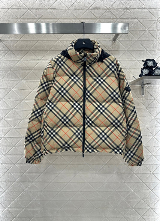 25fw Hidden detachable hooded down jacket