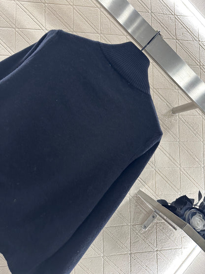 Zipper knit jacket