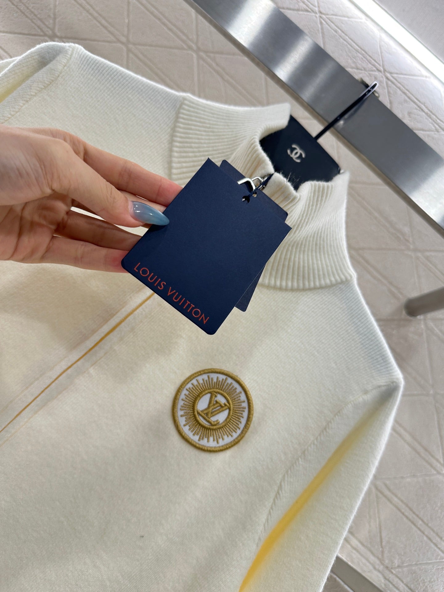 Zipper knit jacket