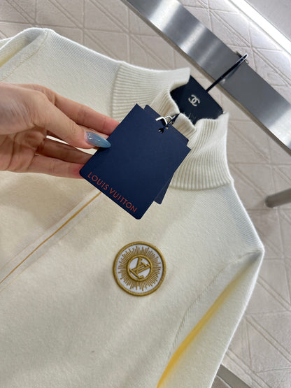 Zipper knit jacket