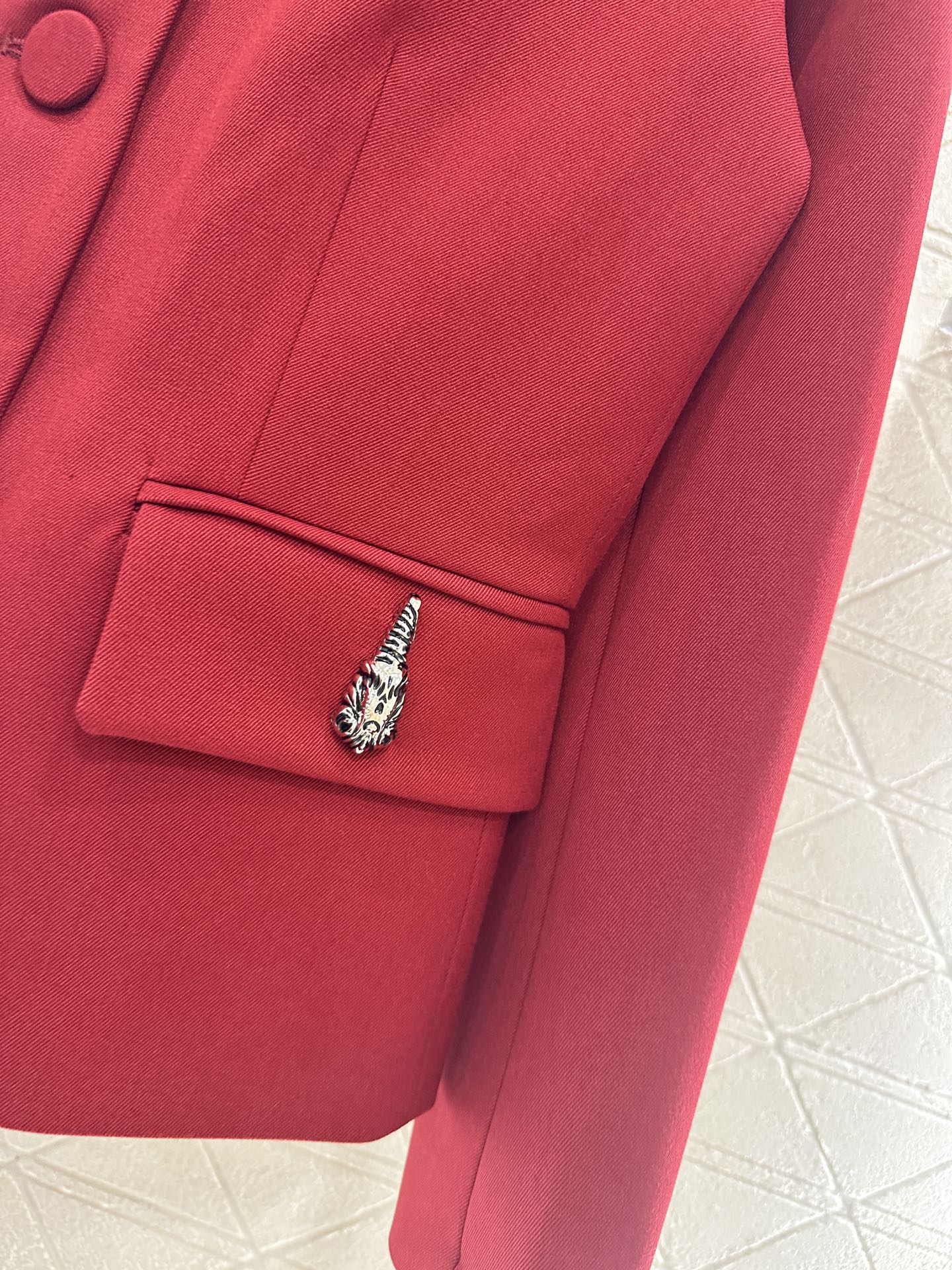 Collar suit jacket