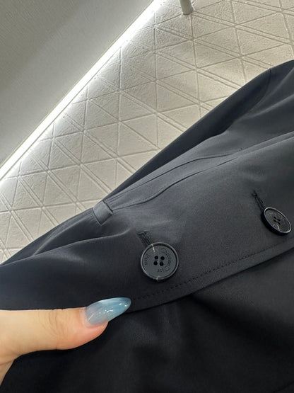 Pocket stand up collar jacket