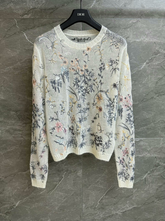 25 Fall Collection Crew Neck Ribbed Neck Sweater