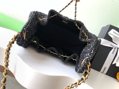 25C suede hippie bag (Woolen sequins）