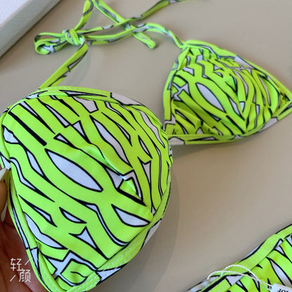 25 New style printed swimsuit