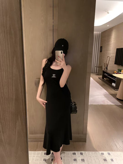 Strap Knitted Dress