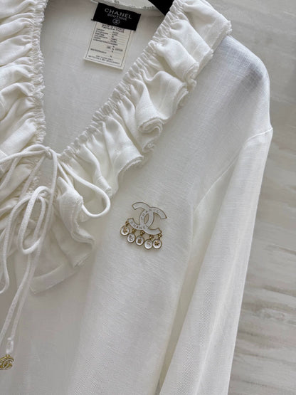 25fw Cotton and linen pleated shirt（Medieval Series）