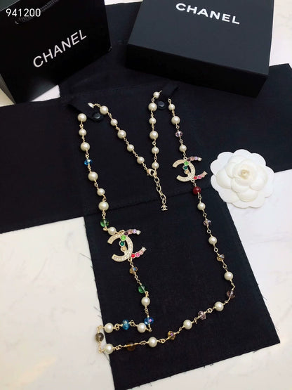 Long chain sweater chain