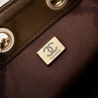 25C suede hippie bag (brown)