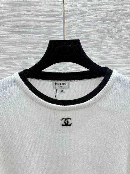 25fw Color blocked knitted sweater
