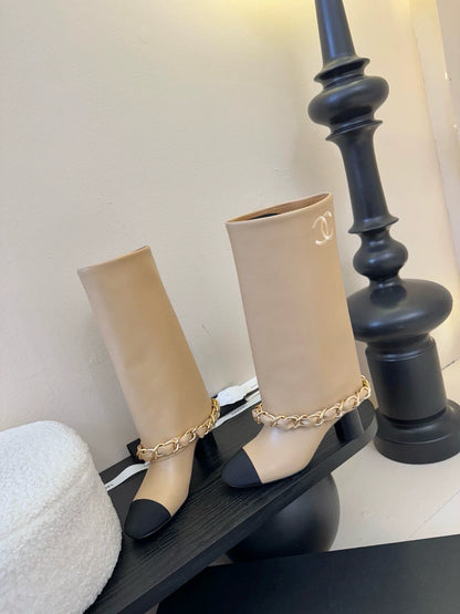 25SS new chain knight boots