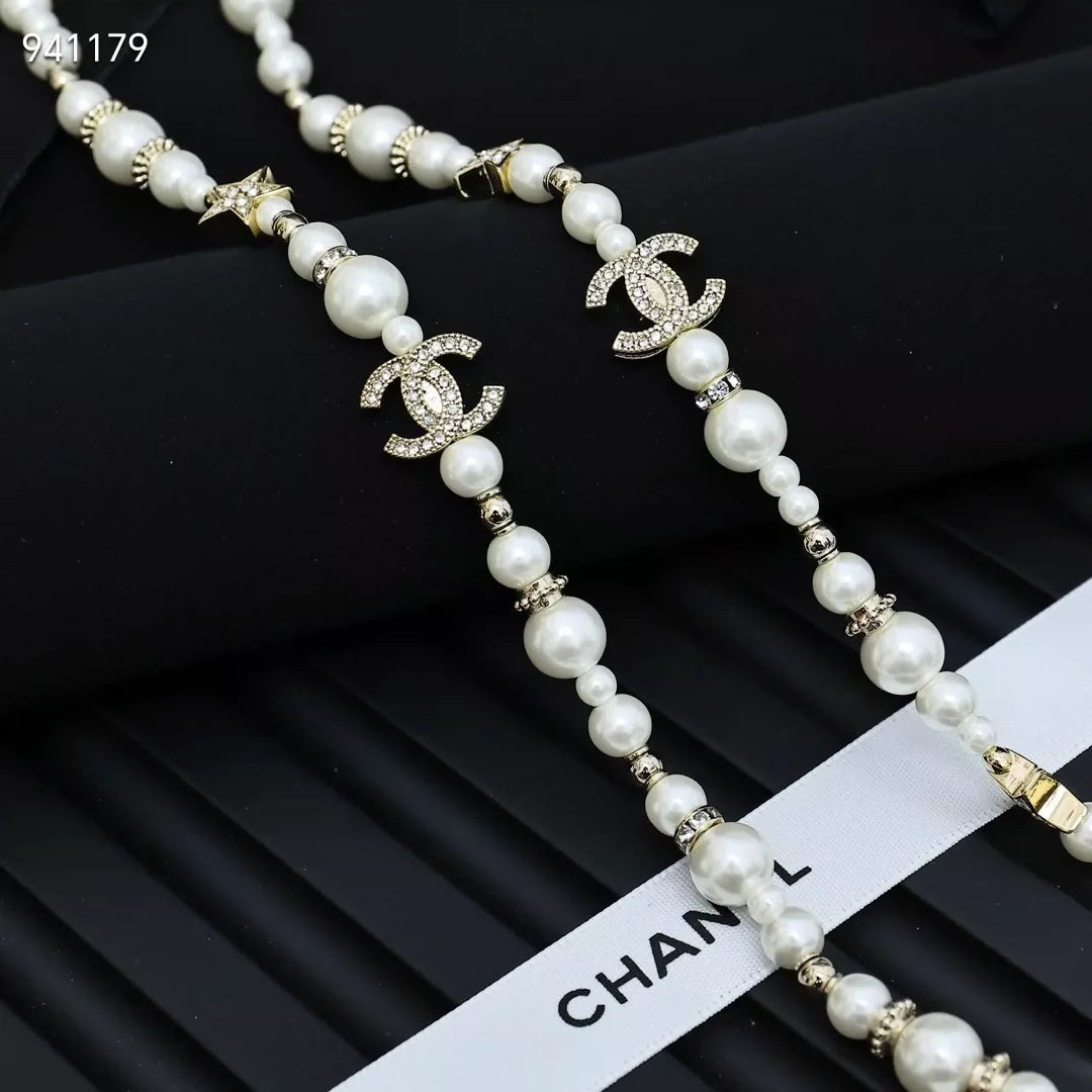 Star Pearl Sweater Chain