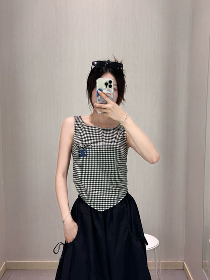 25 New Summer Houndstooth Vest