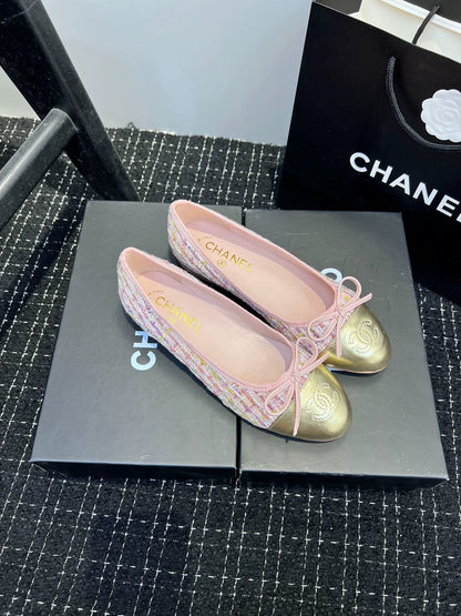 Bow ballet shoes