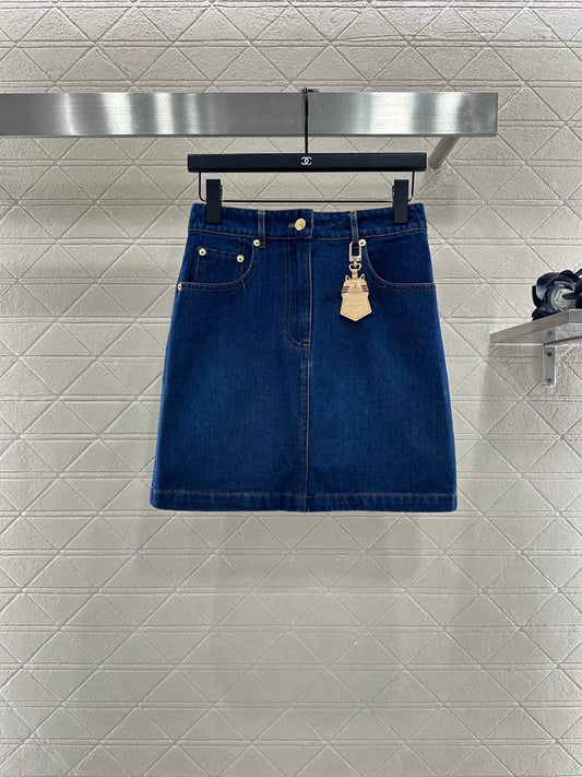 25fw Cat buckle hip skirt