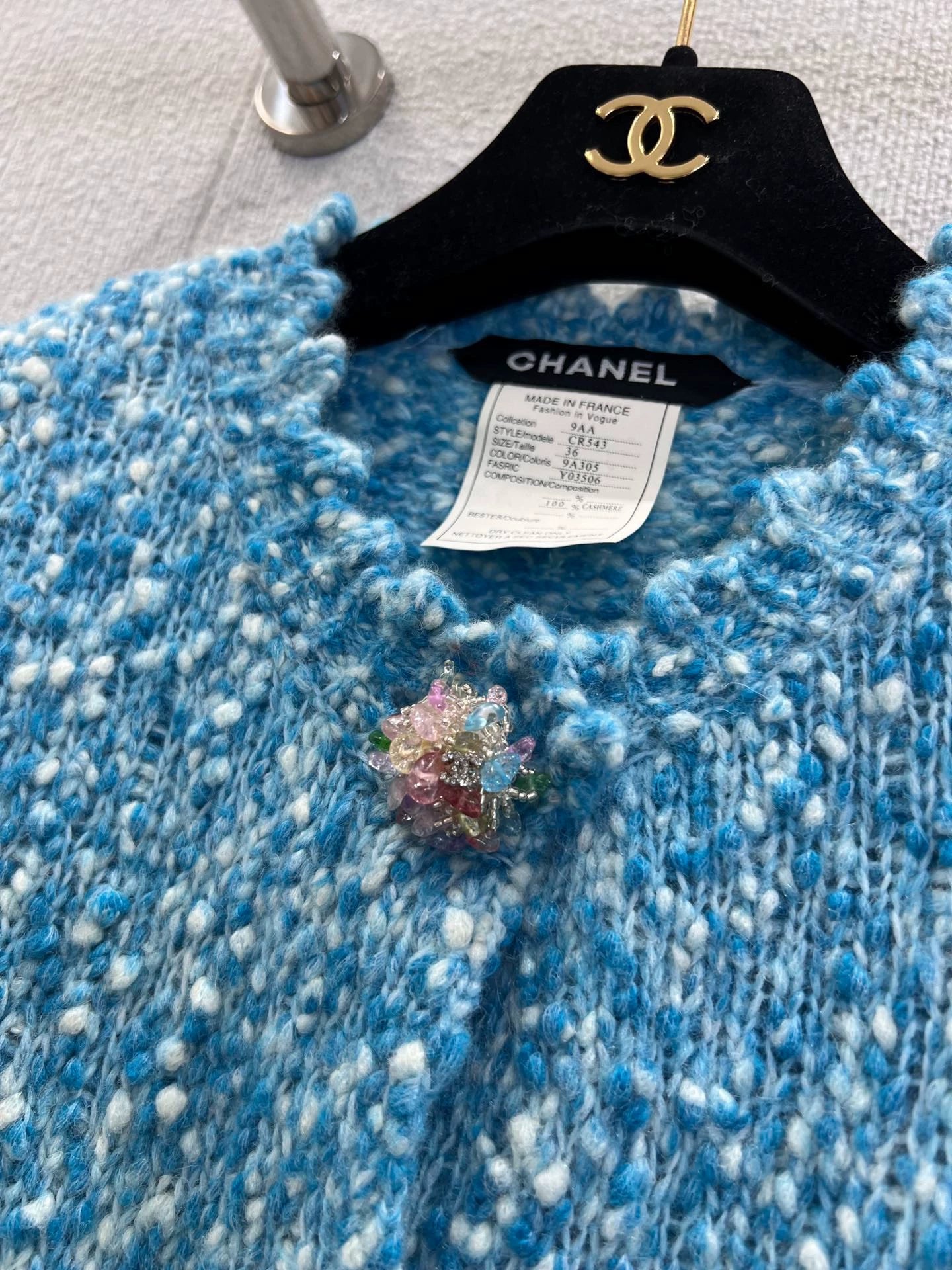 25fw Polar cashmere cardigan（Medieval Series）