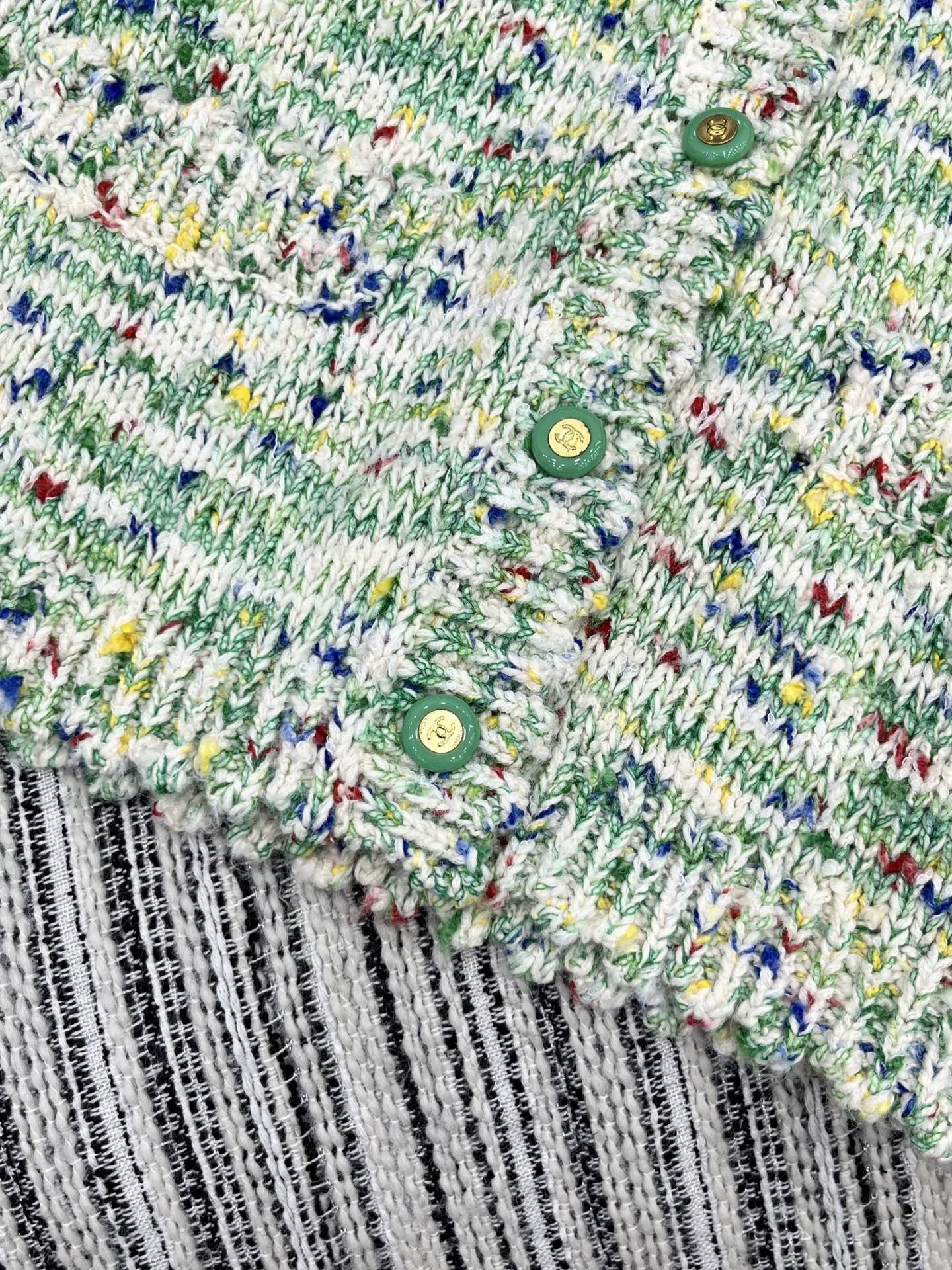 25fw Colorful knitted vest
