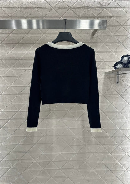 25fw Strap knit cardigan