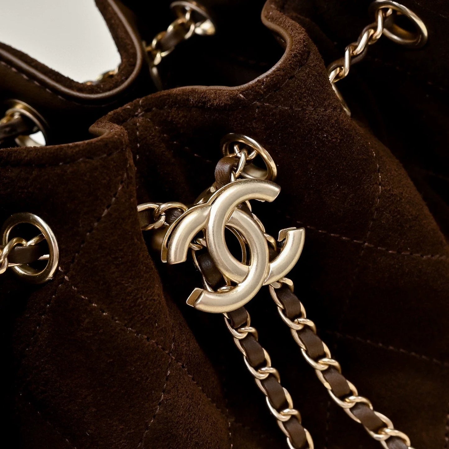 25C suede hippie bag (brown)