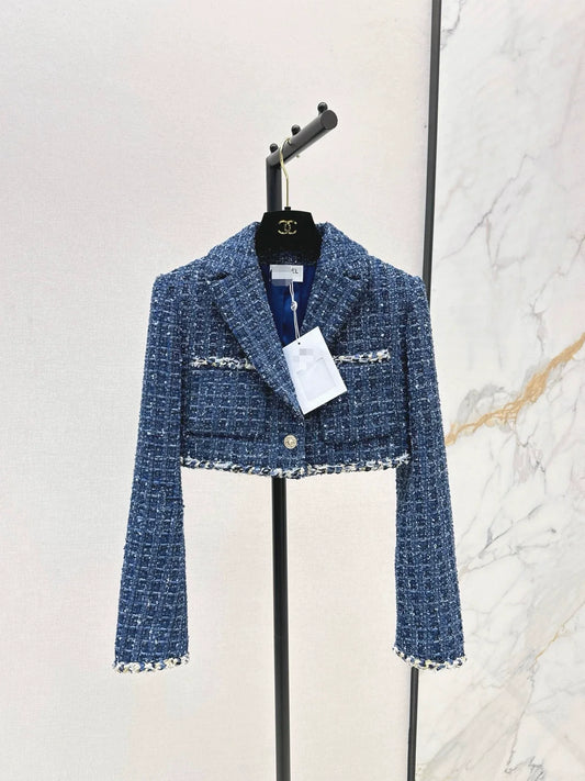 25fw Coarse woolen short jacket