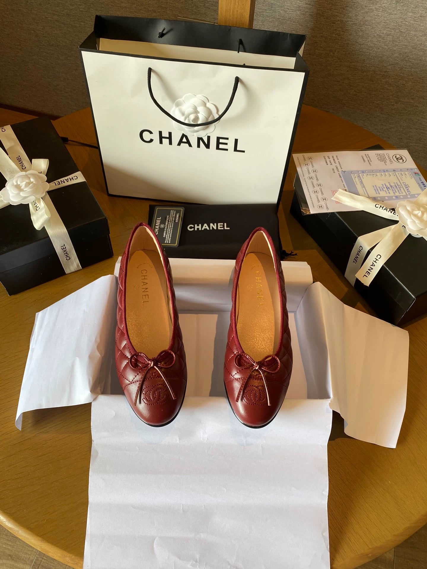 Bow ballet shoes