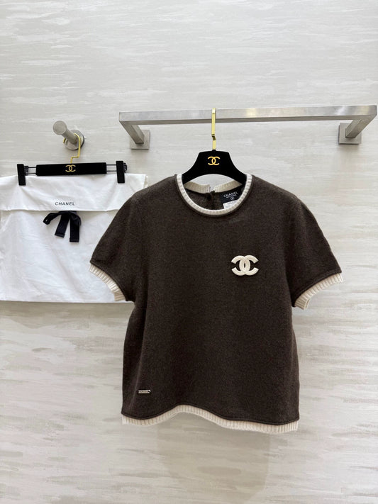 25fw Raccoon plush short sleeved shirt