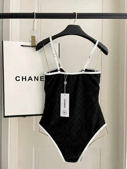 25 new hollow flower one-piece swimsuit