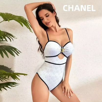 25 new hollow flower one-piece swimsuit