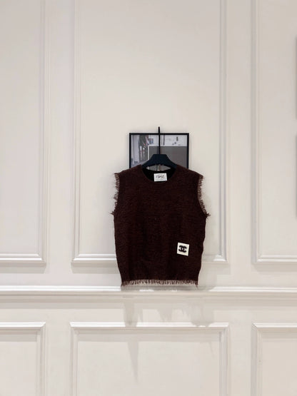 25fw Lightweight knitted vest(vintage series)