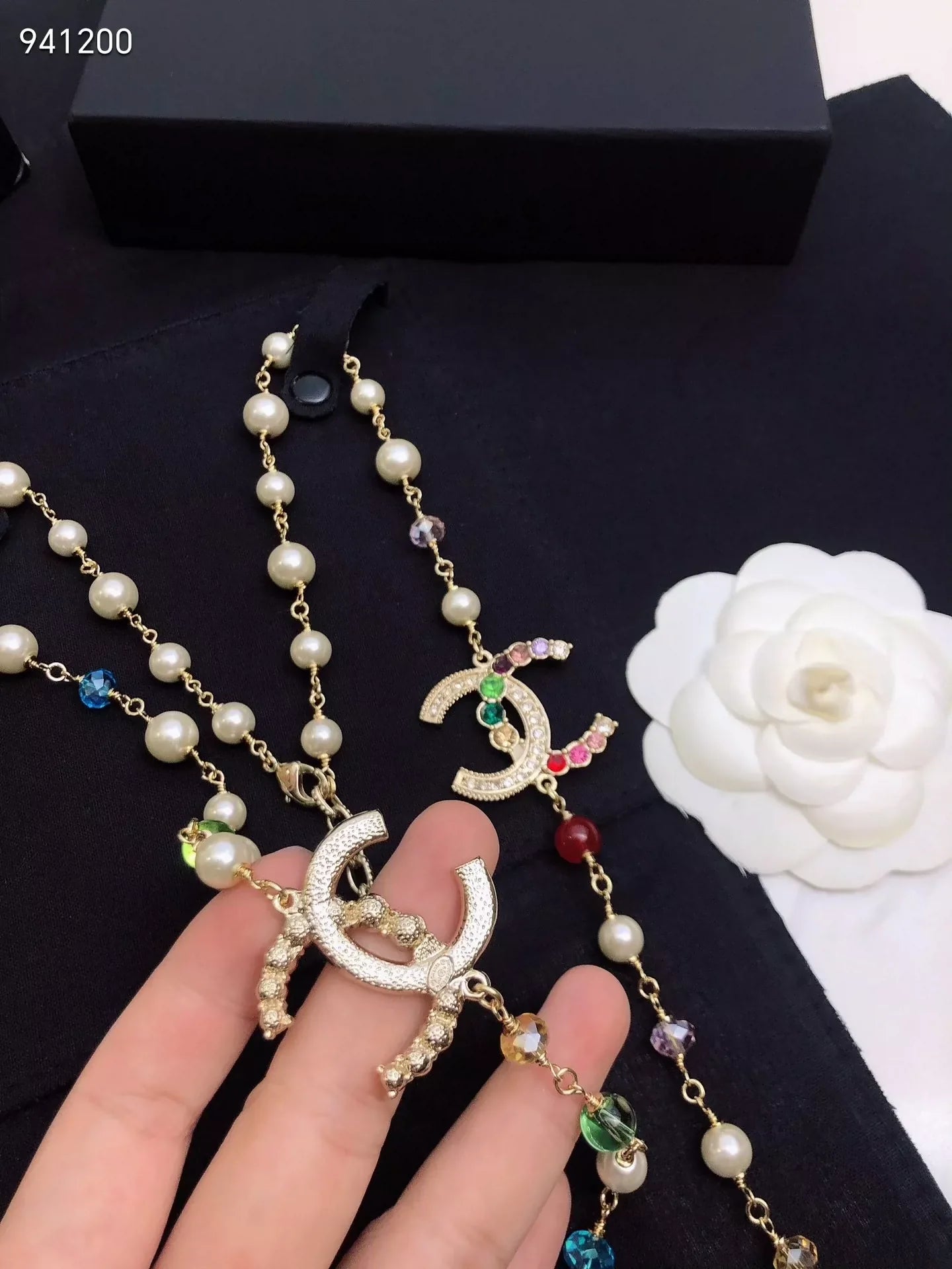Long chain sweater chain